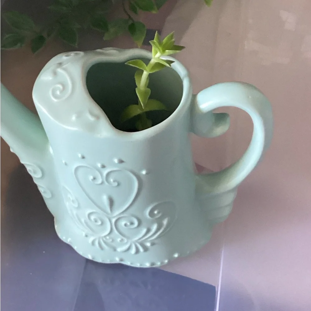 Mint Green\Blue Decorative Watering Vase/Planter